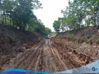 Jalan Penghubung Kabupaten Muba - Muratara Luput Memprihatinkan